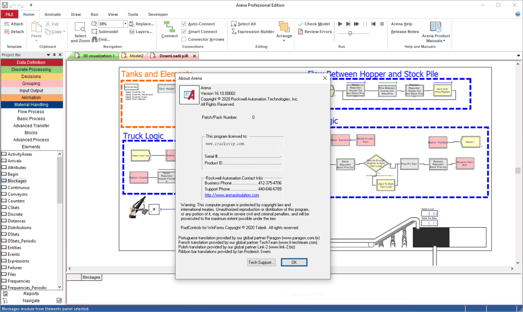 Arena Simulation Professional Crack 16.1