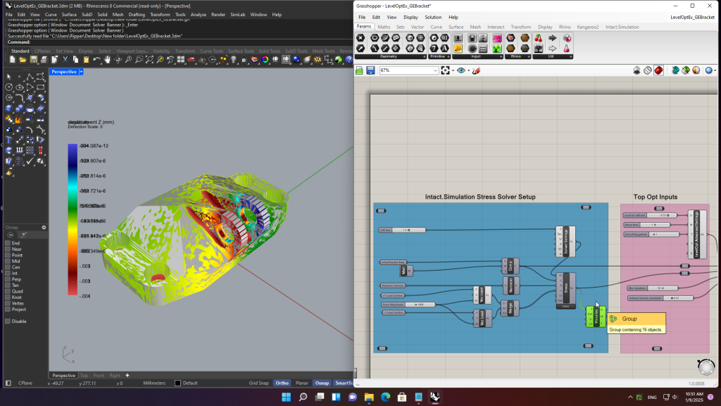 Intact Simulation Cracked