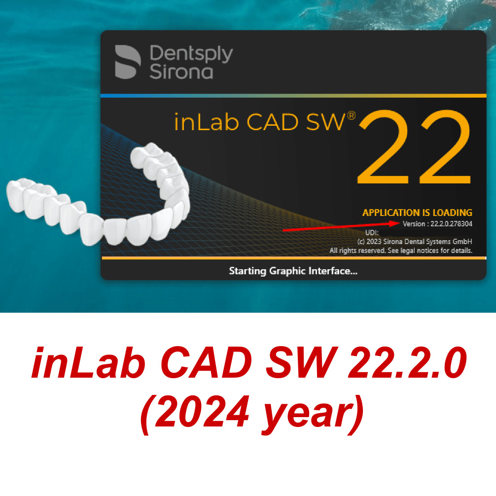 inLab CAD SW 22.2.0 (2024 year) SIRONA FULL crack patch download license activated keygen dongle