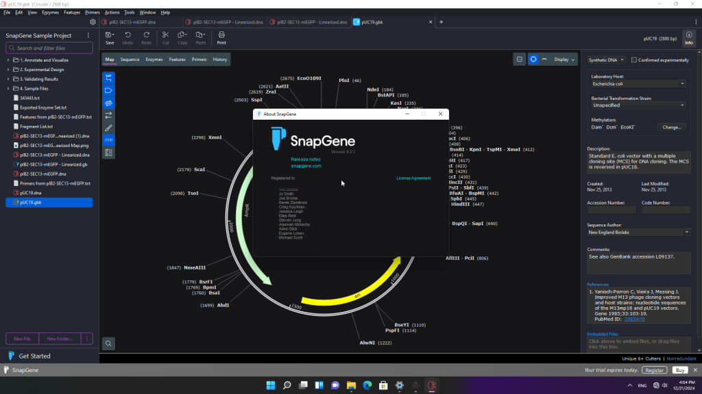 SnapGene v8.0.1 Crack