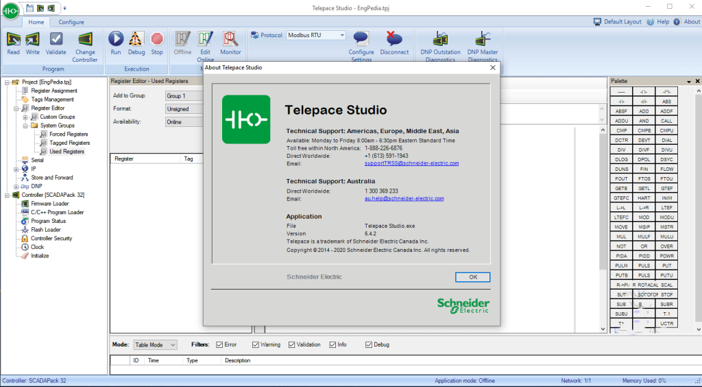 TelePace Studio v5.4.2 PLC Systems Management cracked