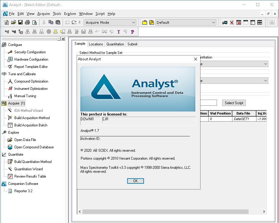 SCIEX Analyst 1.7.3 Cracked