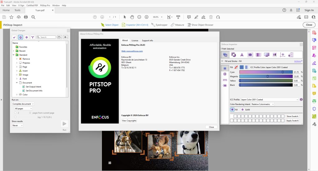 Enfocus PitStop Pro 26.03 , PitStop Server 26.03 , PitStop Pro 25.11 , PitStop Server 25.11 , for Windows and macOS