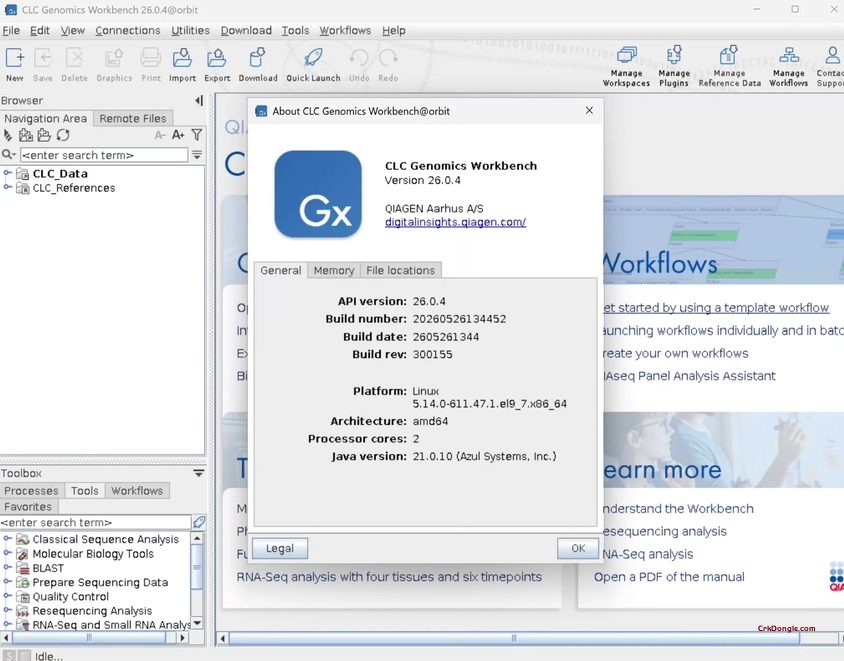 QIAGEN CLC Genomics Workbench 26 for linux