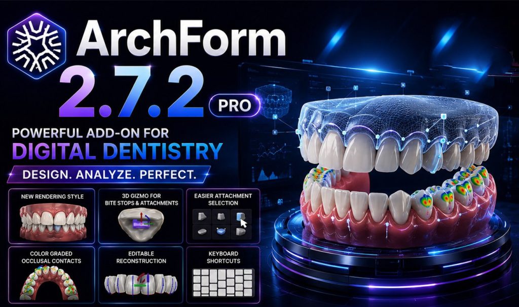 ArchForm 2.7.2 PRO (2026)With CBCT Auto SegmentationAvailable