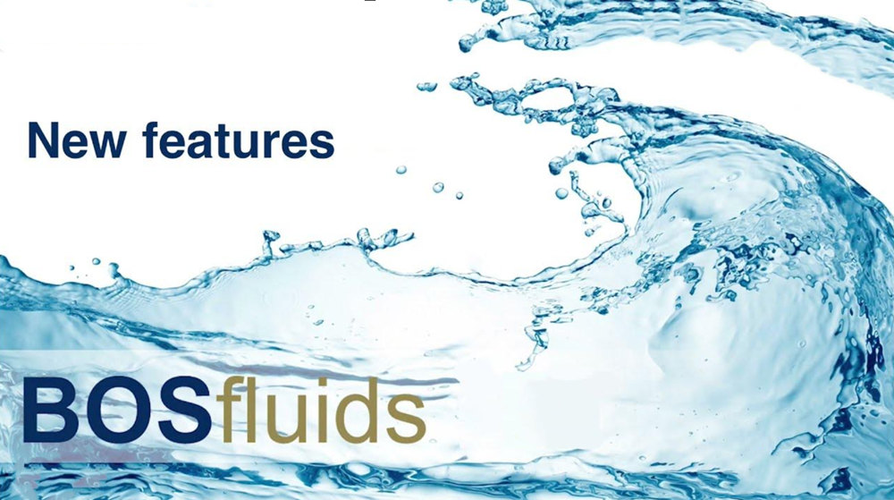 BOSfluids 8.0 Improved and More Efficient User Interface